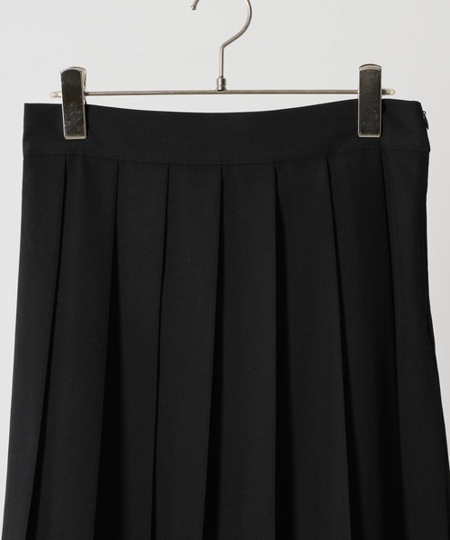 FEKETE（フェケテ）の「MIDI LACE PLEATS SKIRT / レースミディ