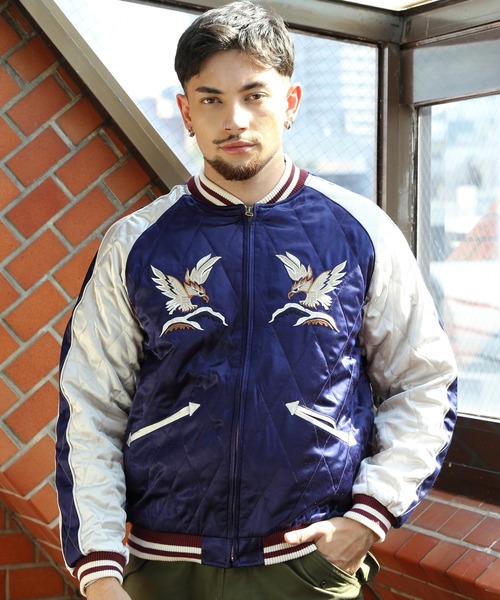 HOUSTON（ヒューストン）の「HOUSTON スカジャン（ホーク