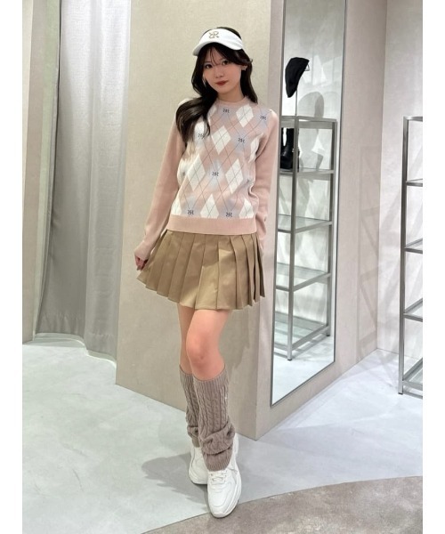 RIENDA GOLF】グレンチェックプリーツスカート 秋服 冬服（スカート