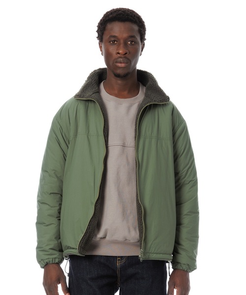 Sandinista（サンディニスタ）の「Reversible Nylon x Boa Jacket