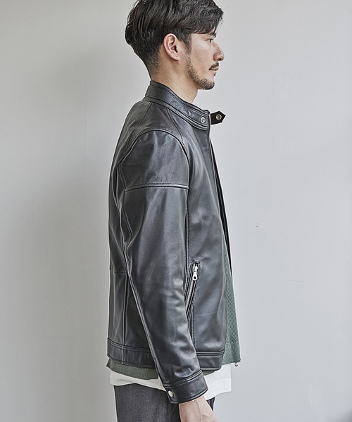UNION STATION（ユニオンステーション）の「シングルライダースレザー