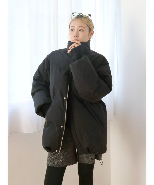 セール】ミドル丈ルーズシルエットダウン（ダウンジャケット/コート