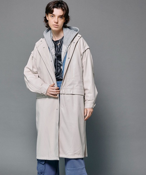 MAISON SPECIAL（メゾンスペシャル）の「Vegan Leather Mods Coat