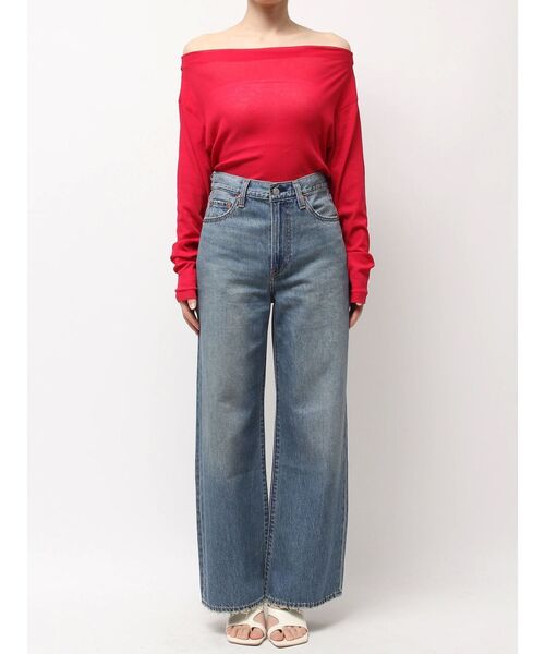 セール】Levi's別注 RIBCAGE WIDE LEGデニム（デニムパンツ）｜Levi's