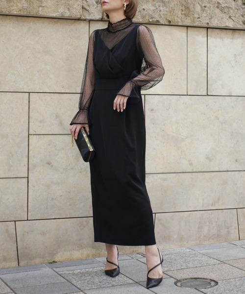 My shawty（ﾏｲｼｬｳﾃｨｰ）の「moana lace pencil dress（ドレス）」 - WEAR