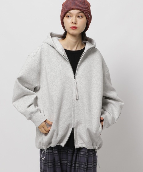 niko and（ニコアンド）の「ライトダンボールZIPパーカー（パーカー