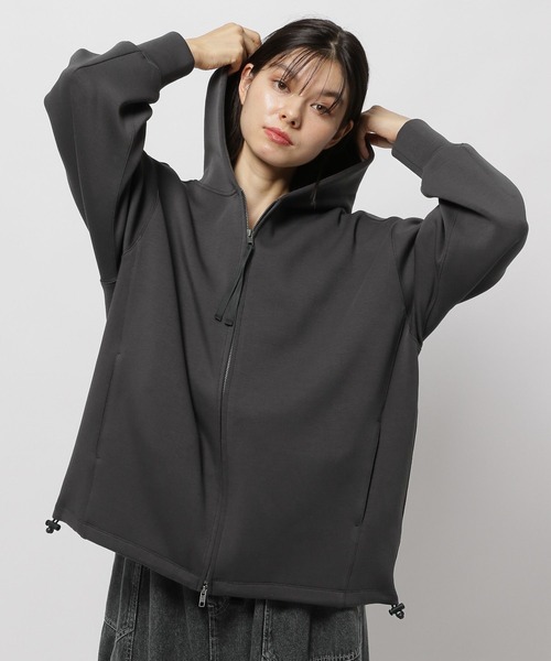 niko and（ニコアンド）の「ライトダンボールZIPパーカー（パーカー