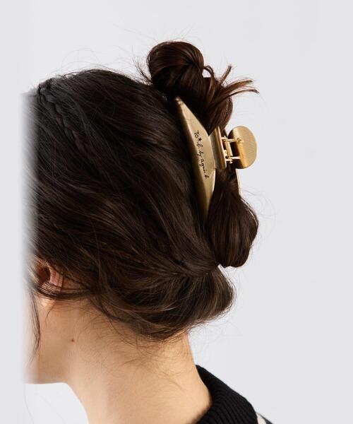 ロゴ ヘアクリップ（その他ヘアアクセサリー）｜To b. by agnes b