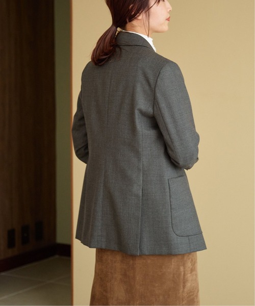 IENA（イエナ）の「ウールダブルブレストジャケット（テーラード