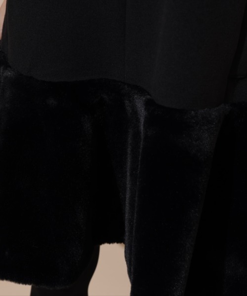 Apuweiser-riche（アプワイザーリッシェ）の「裾ファーミニワンピース