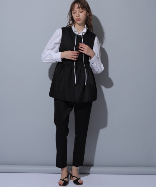 CADUNE（カデュネ）の「ペプラムジレ（その他アウター）」 - WEAR