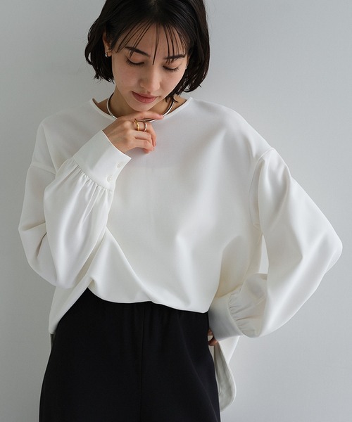 ダブルクロスブラウス（シャツ/ブラウス）｜evernavy（エバーネイビー