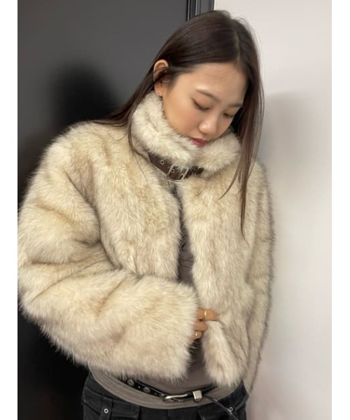 LAGUA GEM（ラグアジェム）の「POCKET POINT FAUX FUR コート（その他