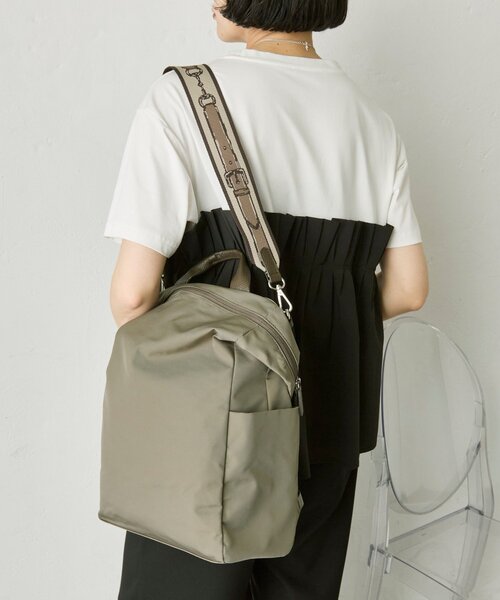 セール】柄ワイドテープリュック＆ショルダーバッグ（バックパック