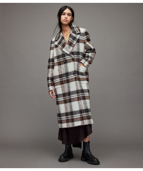 ALLSAINTS（オールセインツ）の「ESME RELAXED CHECKED COAT | ESME
