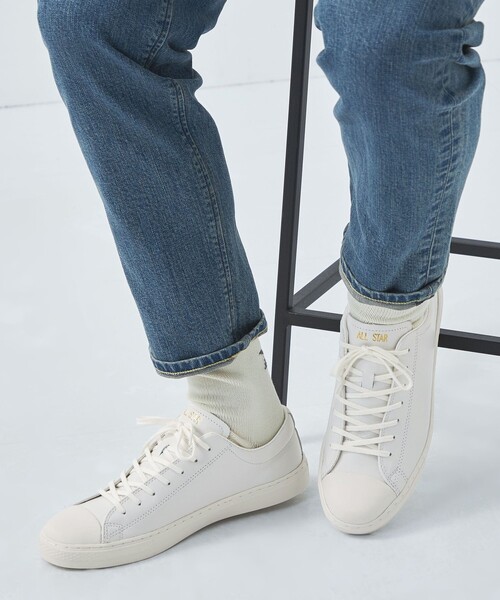CONVERSE＞オールスター クップ OX レザー スニーカー（スニーカー