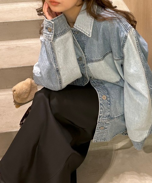 FRAY I.D（フレイアイディー）の「【upper hights】THE TIBBYデニム