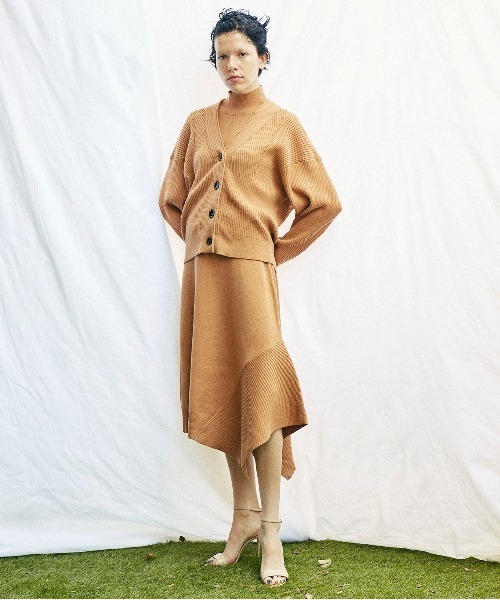 CASA FLINE（カーサフライン）の「カーディガンセットニットワンピース