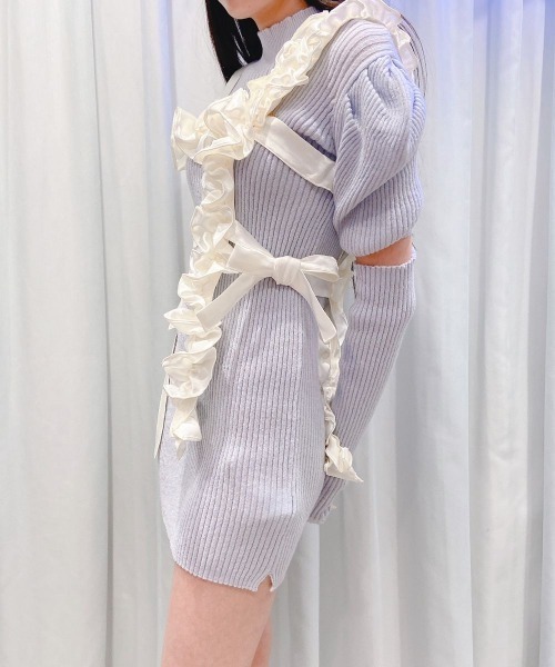 lilLilly（リルリリー）の「サテンフリルハーネス（ベルト）」 - WEAR