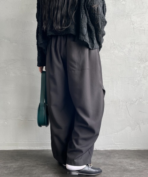 mizuiro ind/ミズイロインド] ワイドカーゴパンツ（カーゴパンツ