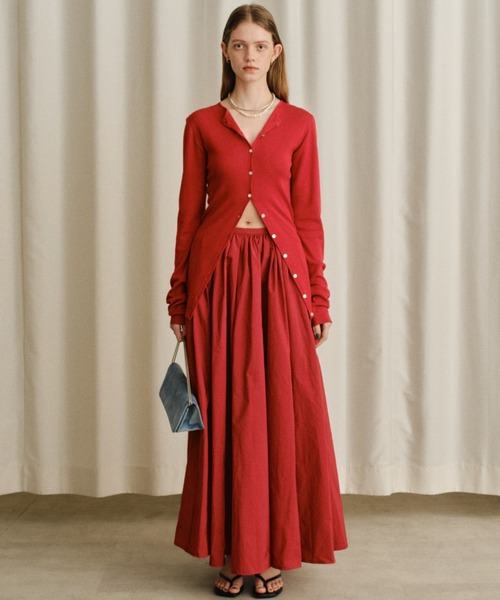 セール】Voluminous taffeta skirt/ボリュームタフタスカート