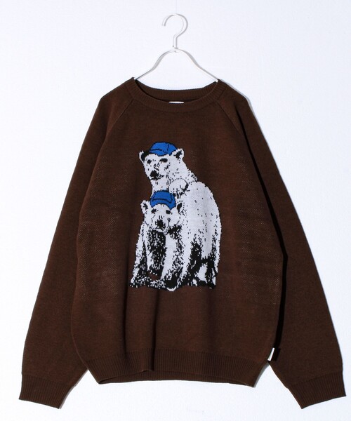 セール】【FREDYMAC/フレディマック】アニマル柄 ジャガードニット