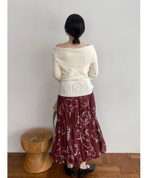 Mila Owen（ミラオーウェン）の「ウエストゴムギャザー切替バルーン