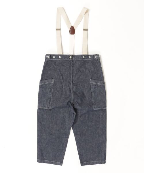 HARVESTY/ハーベスティー DENIM SUSPENDER GARDEN PANTSデニム