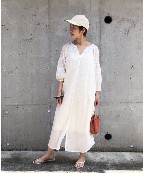 TODAYFUL（トゥデイフル）の「コットンギャザーワンピース（ワンピース