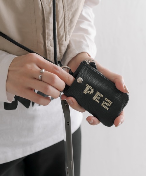PEZ(ペッツ) ×ear】WEB限定/牛革/カードケース/スマホショルダー