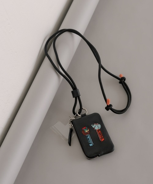 PEZ(ペッツ) ×ear】WEB限定/牛革/カードケース/スマホショルダー