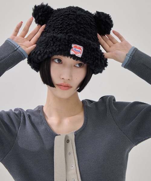 BASICKS/ベーシックス】Bear Beanie/ベアビーニー（ニットキャップ