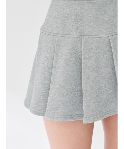 カラーラメスウェットプリーツミニスカート（スカート）｜Darich