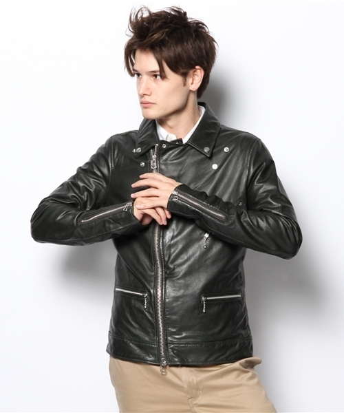 SHIPS JET BLUE（シップスジェットブルー）の「JB: ダブルレザー