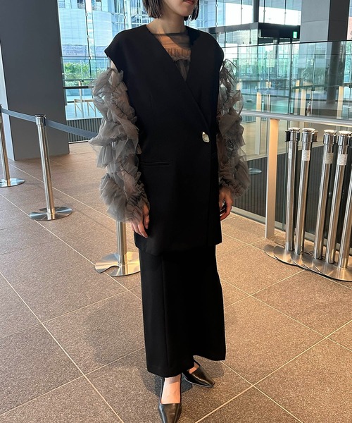 2点セットアイテム】 バックシアージレセットアップ・デコラティブ