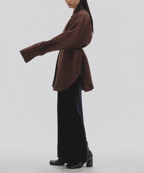 TODAYFUL/トゥデイフル】Sliky Pocket Shirts/シルキーポケットシャツ