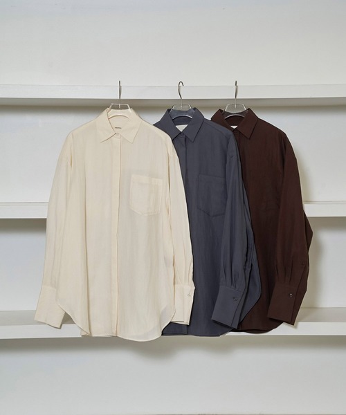 TODAYFUL/トゥデイフル】Sliky Pocket Shirts/シルキーポケットシャツ
