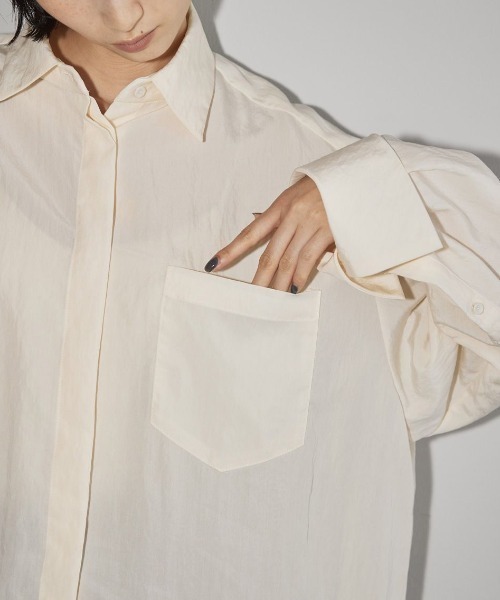 TODAYFUL（トゥデイフル）の「TODAYFUL Silky Pocket Shirts 12310426