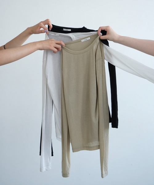 COMFORTABLE CREW TOPS（Tシャツ/カットソー）｜CLANE（クラネ）の