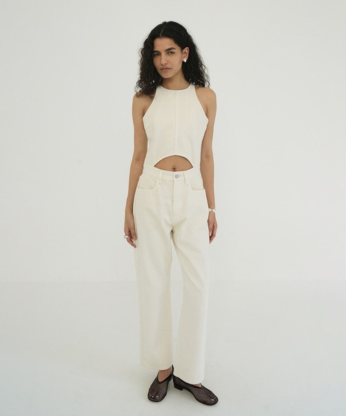 セール】WAIST OPEN DENIM ALL IN ONE（つなぎ/オールインワン