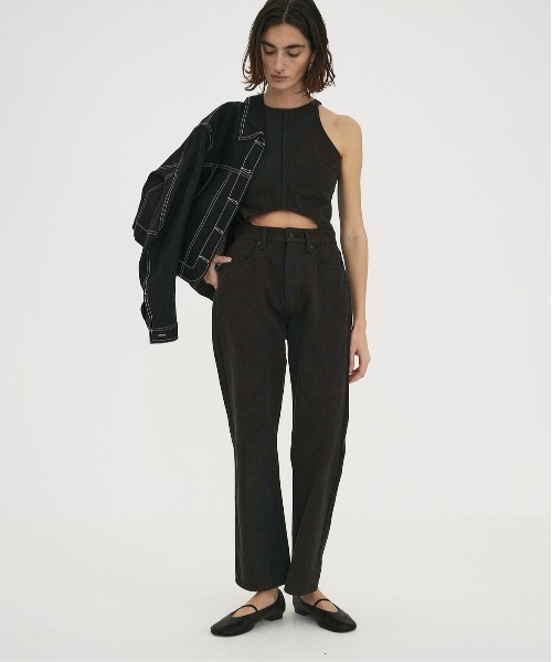 セール】WAIST OPEN DENIM ALL IN ONE（つなぎ/オールインワン