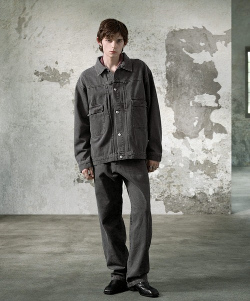 セットアップ】オーバーサイズデニムジャケット＆ワイドストレート