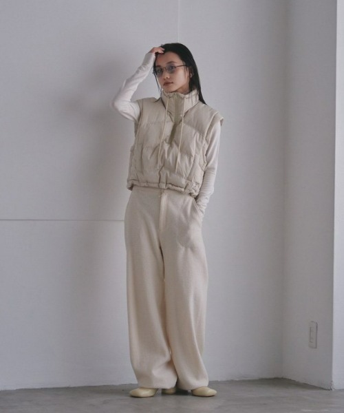 TODAYFUL（トゥデイフル）の「ドロストリングウールパンツ（その他