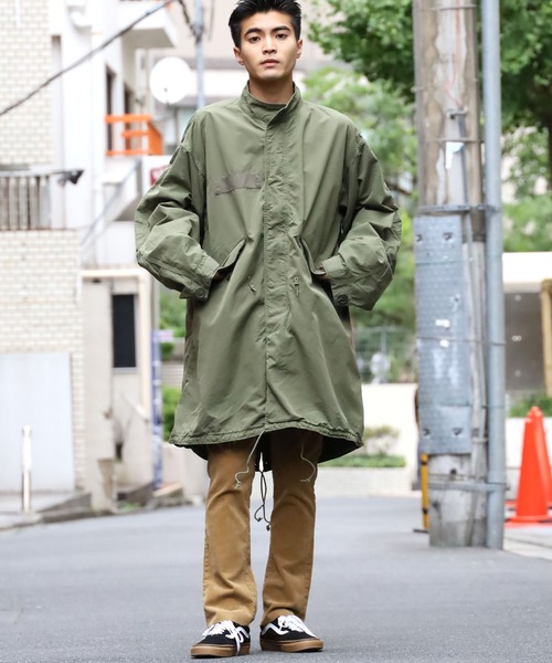 orSlow（オアスロウ）の「orSlow/オアスロウ M-65 FISH TALL COAT ARMY