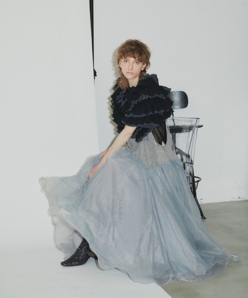 LA BELLE ETUDE（ラベルエチュード）の「ボリュームデニムチュール