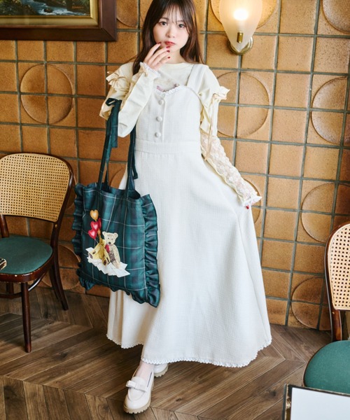 セール】【クティールとレトロ】セットアップ着用可 ツイードレース