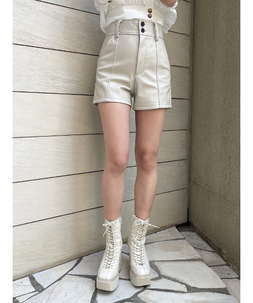 ENVYM（アンビー）の「フェイクレザーSPT（その他パンツ）」 - WEAR