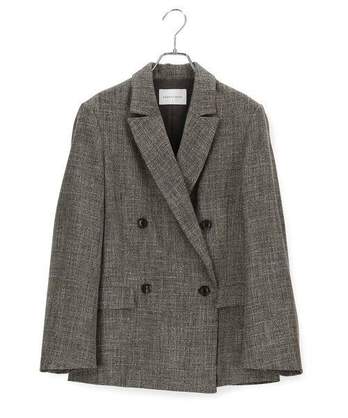 セール】【セットアップ対応】リネンライクキャンバスジャケット