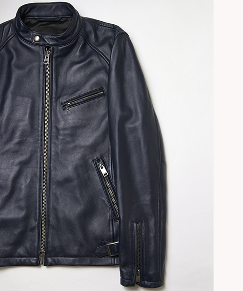 ラムレザーシングルライダース（ライダースジャケット）｜JACKROSE