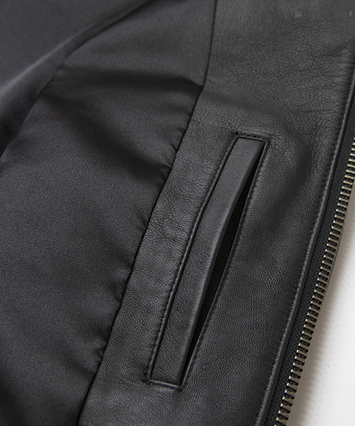 ラムレザーシングルライダース（ライダースジャケット）｜JACKROSE